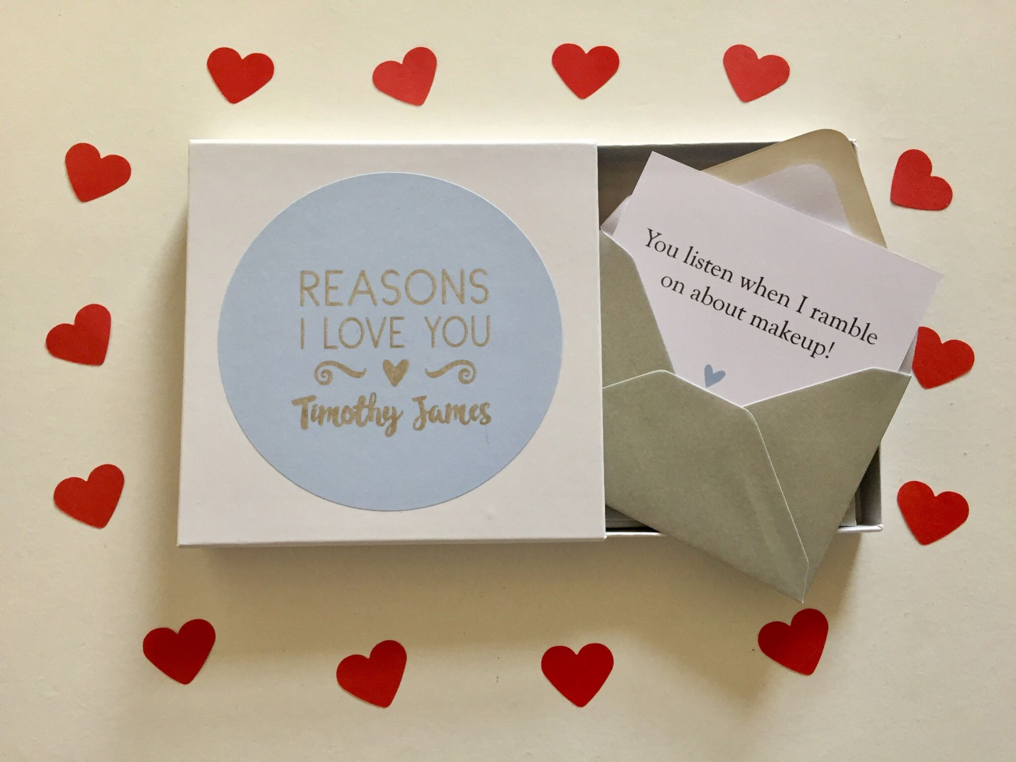Lovegiveink reasons I love you note cards