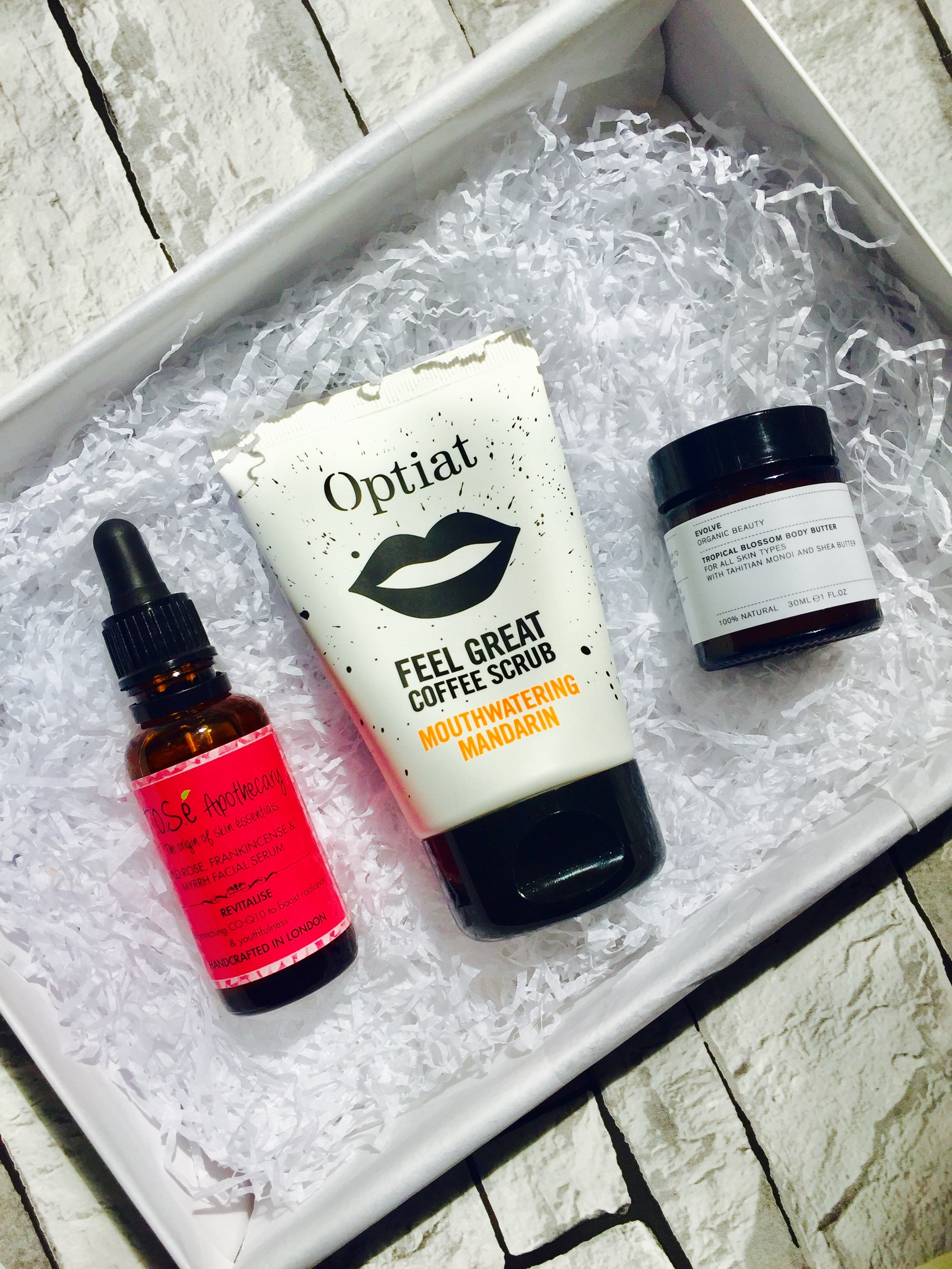 Skin Organics Clean Beauty Box OPTIAT Cofee Scrub