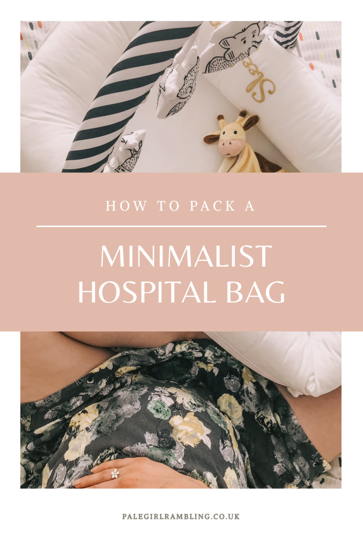 Minimalist Hospital Bag for Mama To Be